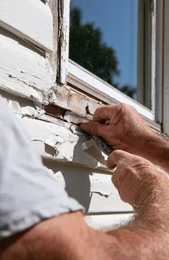 Vinyl Siding Repair X